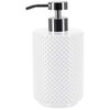 Spirella Mero White Bathroom Accessory Soap Dispenser Ceramic, White, 16