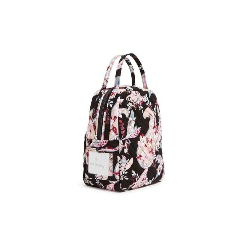 Vera Bradley Women's Cotton Lunch Bunch Lunch Bag, Pretty Posies,