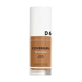 COVERGIRL truBlend Liquid Foundation Makeup Toasted Almond D6, 1 oz
