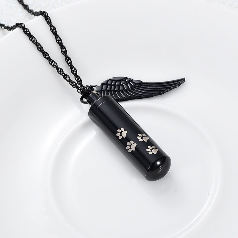 Ashes Pendant, Double Layer Waterproof, Includes Bone Kit, Memorial Pendant,