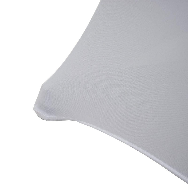 Mendler HWC-J30 High Table Cover Stretch Diameter 60 cm White
