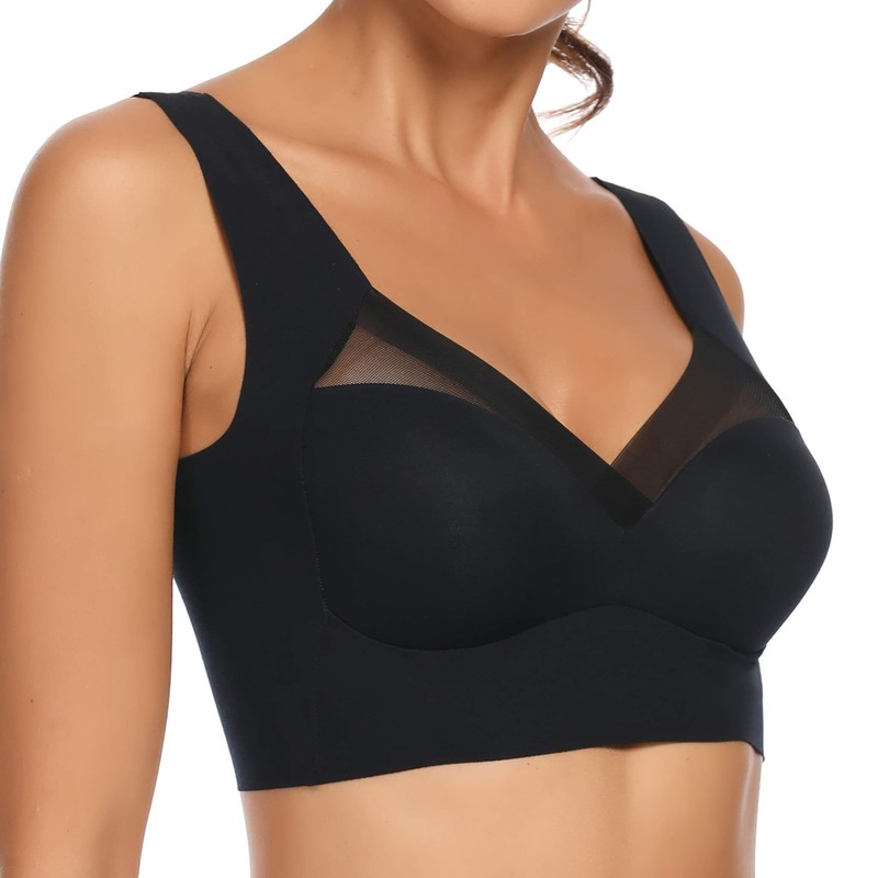 WOWENY Seamless Bras for Women Sleep Leisure Sports Yoga Bra