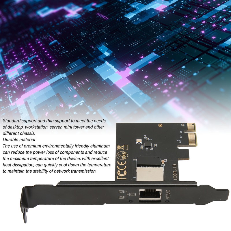 PCIe Network Card RTL8111 Network Adapter High Speed Gigabit Ethernet