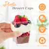 Kucoele 100 Pack 5 oz Dessert Cups with Lids and