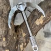 Grappling Hook Stainless Steel Claw Carabiner for Outdoor Survival Underwater