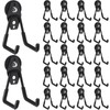 Landhoow 22 Pcs Large Magnetic Hooks Heavy Duty Garage Magnet
