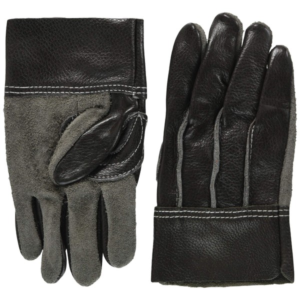 Simon Cow Genuine Leather Gloves (Surface Coat), Back Stitching, CG-500, Made with Furniture Rest Leather, One Size Fits All (1 Pair)