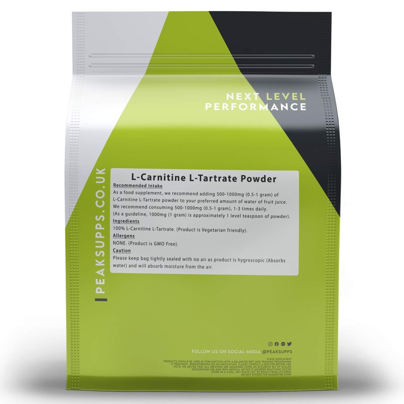 L-Carnitine L-Tartrate Powder 100g - Pure