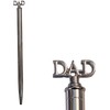 Quality Gift for Dad, Silver Barreled Twist Action Black Ink