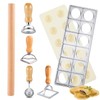 Lainballow 7 Pcs Ravioli Mold Set, Ravioli Maker Press with