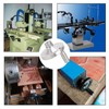 Hand Wheel Crank Handwheel Aluminum Alloy 0‑1mm Scale 80mm Diameter