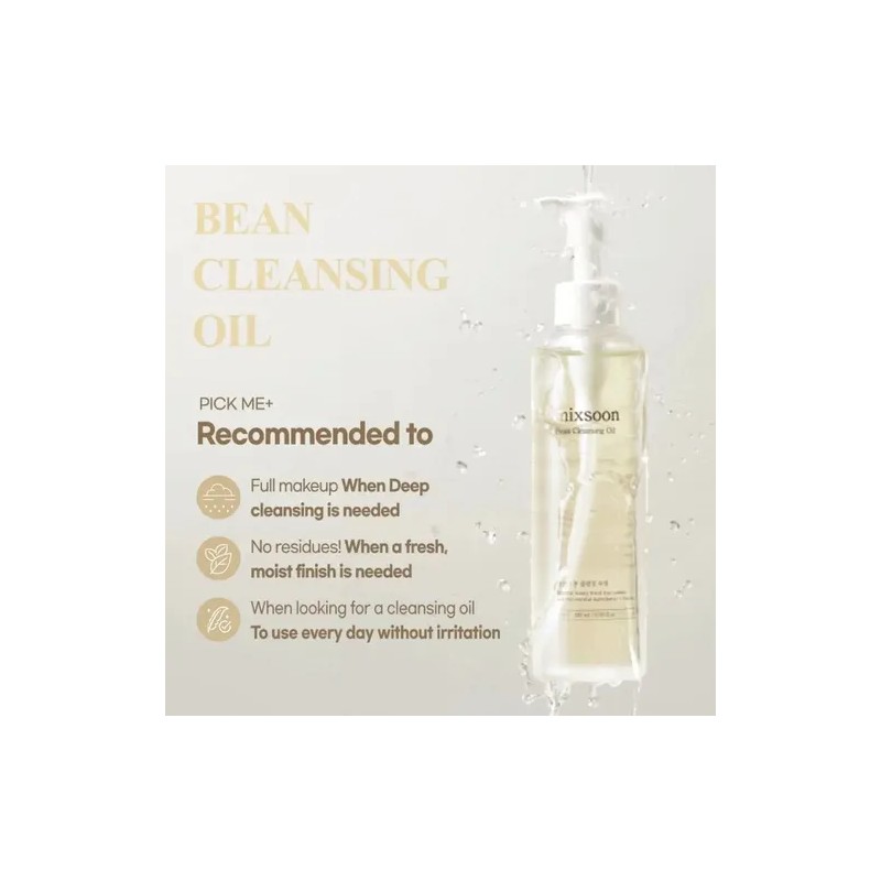 Mixsoon Kit Completo Bean Oil Essence Cream Sun Serum 4