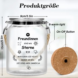 Brmeday Brmeday gifts for women girlfriends, best friend gifts LED bottle light with saying, birthday gift friendship gift