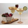 Golden Hill Studio Hand Painted Martini Glasses Set of 2