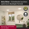 Paulmann 71157 LED Panel Atria Shine Backlight IP44 Round 293