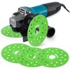 Lothee 5 Pcs Rock Slab Grinding Disc, 4 Inch Glass
