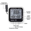 ALLOSUN Digital Thermometer Hygrometer Indoor Humidity Greenhouse Temperature Monitor Alarm