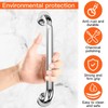 OFKPO 2 Pack Grab Bar Rail for Bathroom, 30cm Curved