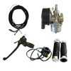 jtfrkope Handlebar Grip Set & Throttle Cable Clutch Cable kit