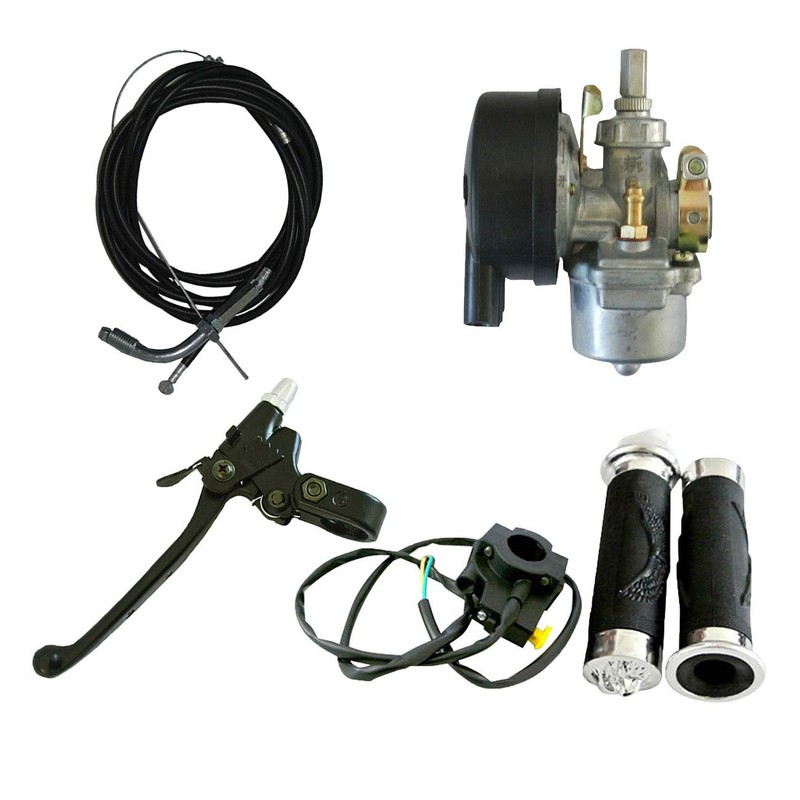 jtfrkope Handlebar Grip Set & Throttle Cable Clutch Cable kit