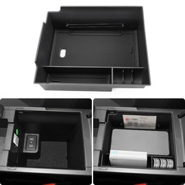 MARCHFA Center Console Organizer Tray Compatible for 2023 2024 Hyundai Ioniq 6 Accessories Armrest Tray Organizer Insert Storage Box