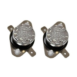 CompStudio 2 Pcs Temperature Controlled Switch Thermostat KSD301 125 Celsius Normal Close N.C 10A 250V