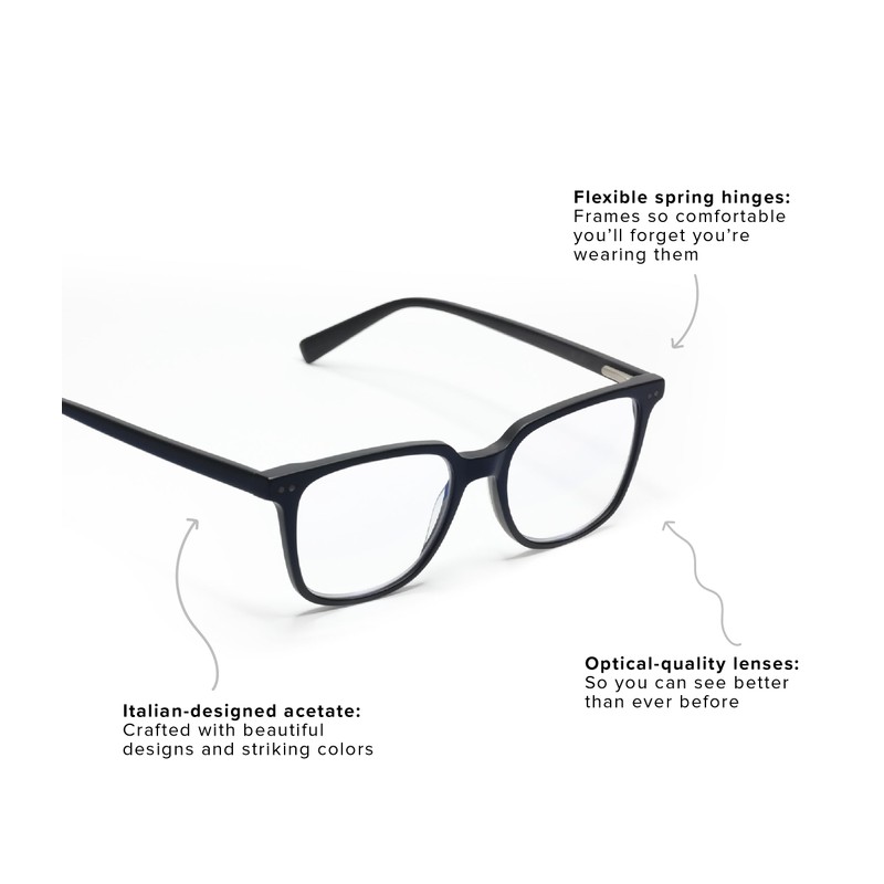 eyebobs C Suite Premium Blue Light Reading Glasses for Women