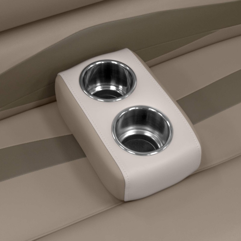 Wise 3059-1884 Pontoon Double Drink Holder with Stainless Steel Cup