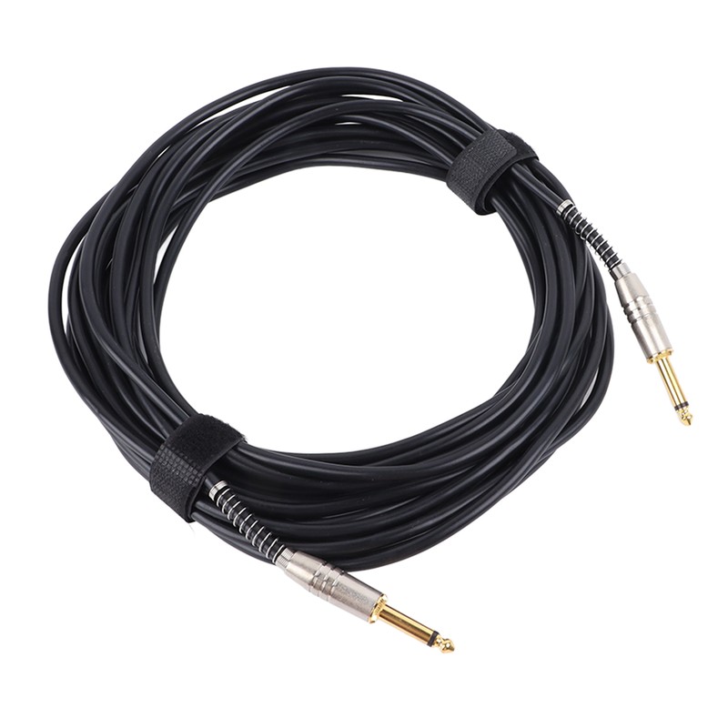 6.35mm Instrument Cable Noise Reduction Audio Device Connection Cable for