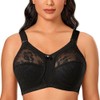 Ayigedu Ladies Plus Size Bra Minimiser Full Coverage Firm Hold