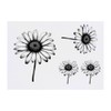 4 x 'Daisy' Temporary Tattoos - Water Resistant, Skin-Safe, Non-Toxic