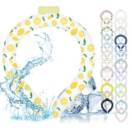 Ice Neck Ring, Cool Neck Cooler, Naturally Freezing at 28°C, Cooling Ring, Kids, Adults, Neck Cool, Long Lasting, Repeated Use, Cooling Goods, Cold Sensation, No Condensation, Neck Cooling, Heatstroke