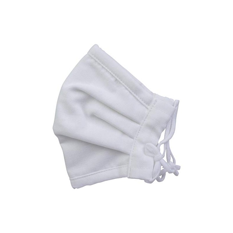 Soft Mask Diamond Dobby for Sensitive Skin, White, Regular Size,