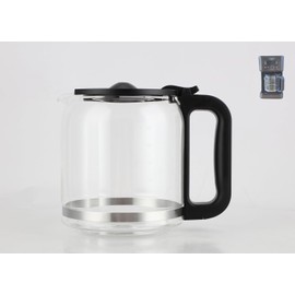 14 tazas de caf de vidrio de repuesto para Mr. Coffee 14 tazas BVMC-PC14, sin BPA, apta para alimentos, mango resistente al calor                     