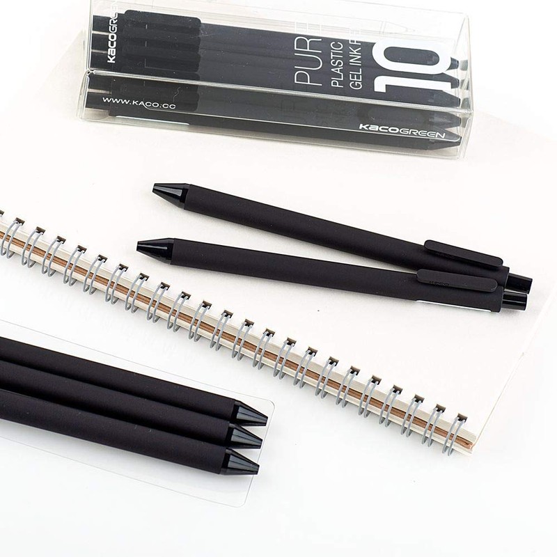 KACO Soft Touch Retractable Gel Ink Pens 0.5mm Fine Point