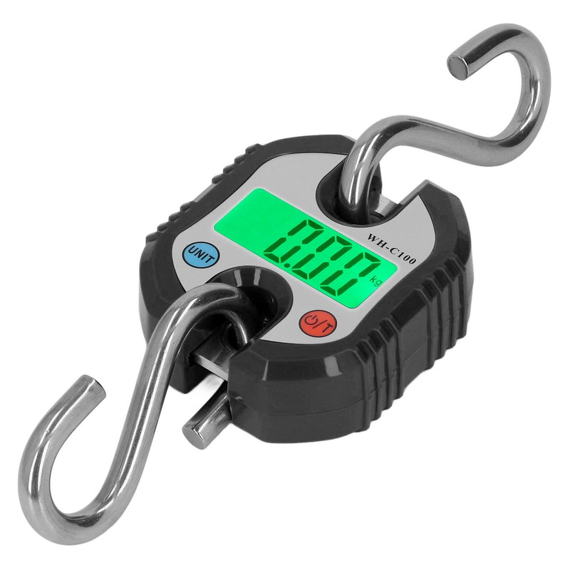 Hanging Scale LCD Digital Display 150KG Range Weighing Tool for