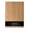 Bascula de Cocina Digital 5 Kg Bambu Rectangular