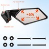 SHEJISI X3 Mirrors,Explosion-proof glass upgraded Maverick X3 side view mirrors