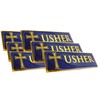 Westmon Works Usher Pin Church Service Badge Accessory, Set of
