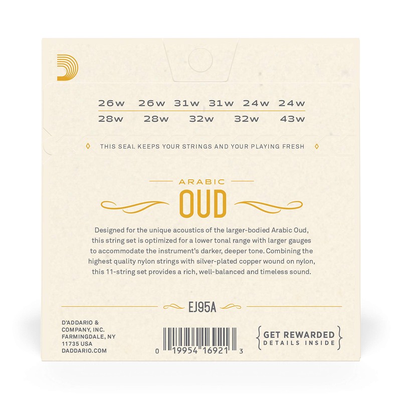 D 'Addario ej95 a Arabischer Oud Saiten