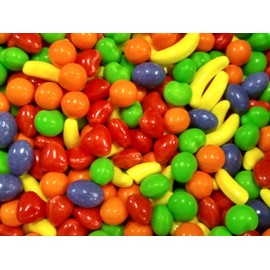 Runts - 1.5 lbs of Fresh Assorted Orange Banana Strawberry Grape Green Apple Sweet Hard Crunchy Candy