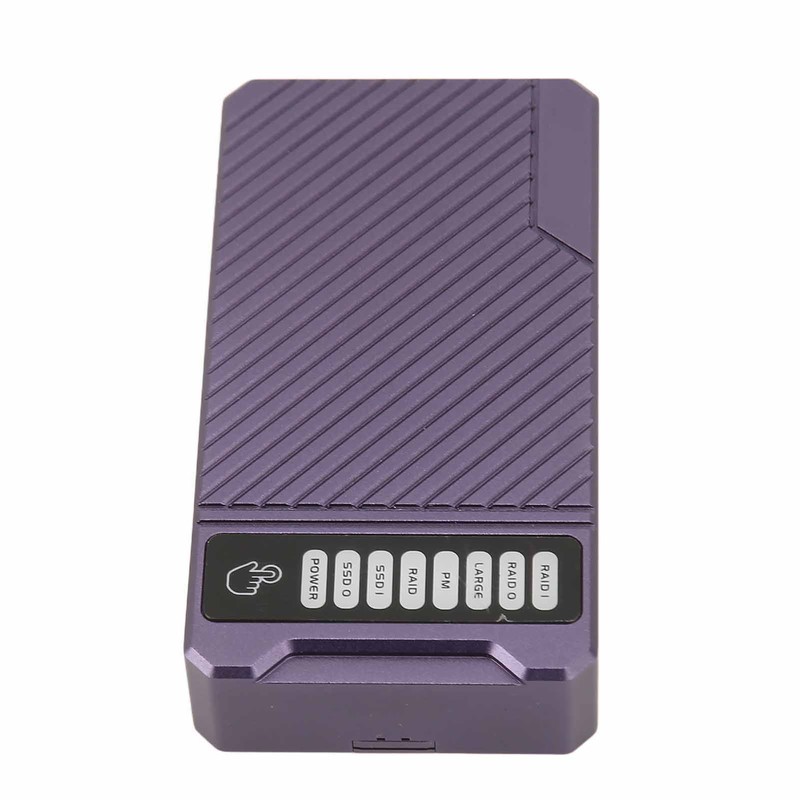 RAID Hard Drive Enclosure NVMe Dual Bay 20Gbps 4 Modes