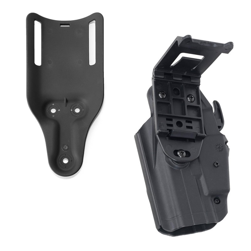 SHENKEL Multi-Fit Holster Standard & Drop Adapter (BK Black) Belt