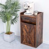 TDLEAYYD 13 Gallons Tilt Out Trash Cabinet, Hidden Trash Can