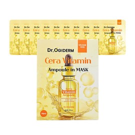 Dr. Ogidum [Dr. Ogiderm] Cera Vitamin Ampoule In Mask Pack 10 Sheets / [닥터오기덤] 세라 비타민 앰플 인 마스크팩 10매