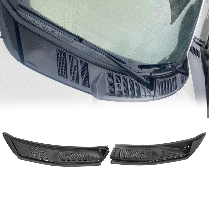 MiKaFex Windshield Wiper Cowl Cover Panel Compatible with 2015-2020 Ford