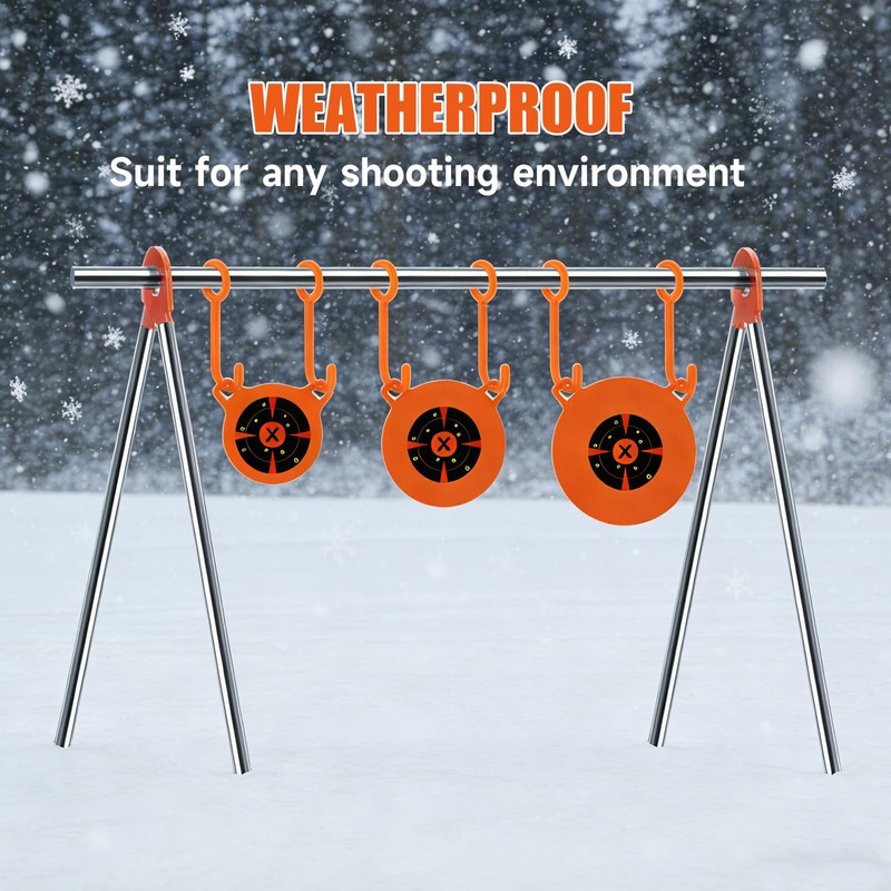 AR500 Steel Target Combo Set - 3/8" Thick Gong Shooting