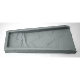 Lake Lite Rock Rain-Run Downspout Splash Block Rugged Plastic Gray Lan Garden