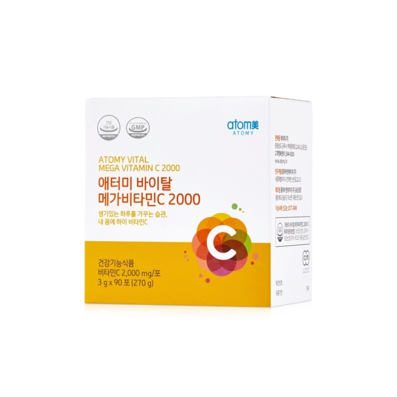 Atomy [애터미] 바이탈 메가비타민C 2000 (90포, 3개월분) / [애터미] 바이탈