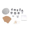 127pcs Polymer Clay Cutters Set Stainless Steel DIY Handcraft Polymer